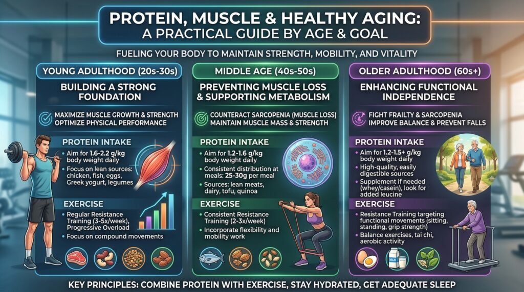 Protein Muscle Healthy Aging Guide